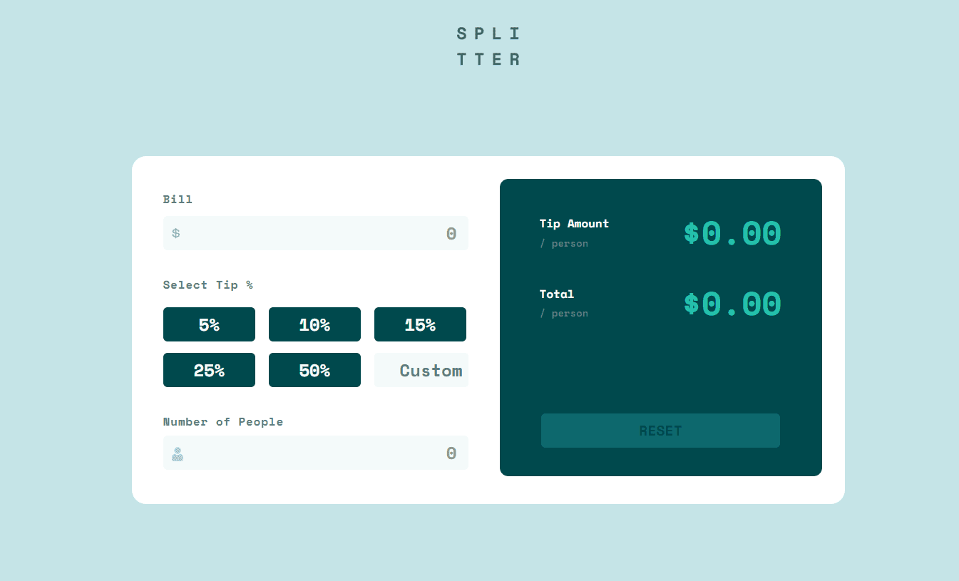 Tip Calculator screenshot